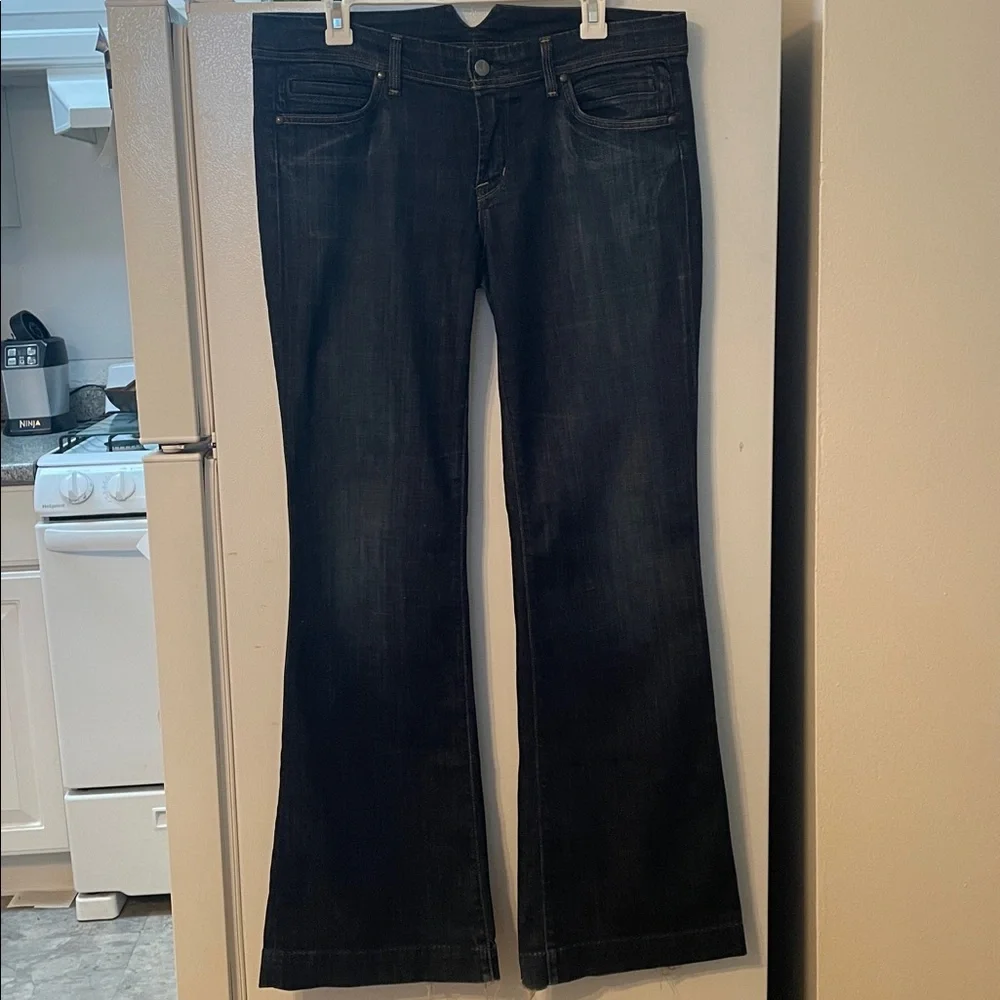 Citizens of Humanity Size 32 Faye Wide Leg Anchor #225 Stretch Jeans